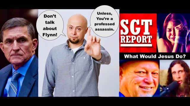 SGT Report Berates Guest Ignores Flynn Child Trafficking Debilzan Extortion PJ Schrantz Allegations