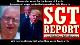 SGT Report Jim Fetzer Controlled Opposition Feed Sweets Tell Lies For Lesser Of Two Evils USA Israel
