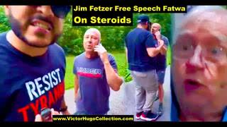 SHOCKING JIM FETZER FREE SPEECH FATWA ON STEROIDS Sgt Bryan Fahey Spit On Long Island Audit Reporter