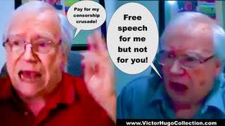 Jim Fetzer Begs Audience To Finance His Censorship Crusade To Censor Free Speech On Rumble Bitchute