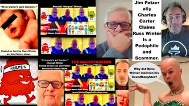 Jim Fetzer Ally Charles Carter Slams Russ Winter Deflects GrandDaughter Claims Everybody Has Herpes