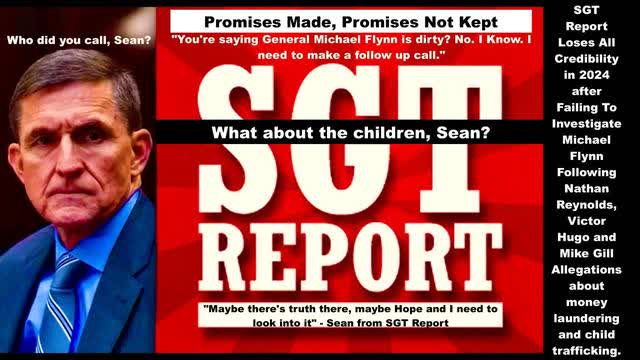 SGT Report Loses Credibility Fails To Investigate Flynn After Nathan Reynolds VictorHugo Allegations
