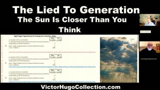 Mathematical Proof You Have Been Lied To About Distance Of Sun To Earth John Rocheleau Victor Hugo