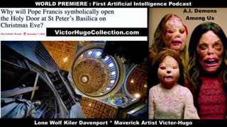UFO Orbs Drones Demons CERN Open Portals Vatican Lucifer Sigil AI Podcast Kiler Davenport VictorHugo