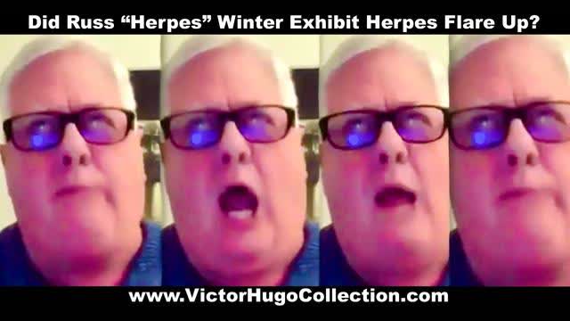 Russ Winter Exhibits Herpes Flare Up Symptoms Madly Describing Victor Hugo Audience To Jim Fetzer