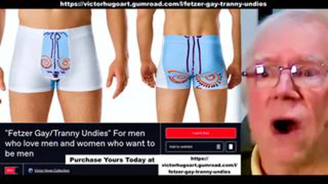 Jim Fetzer Debate Inspire Fetzer Gay/Tranny Undies For Men Who Love Men And Women Who Want To Be Men