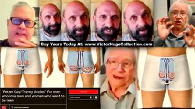 Closeted Homosexual Jim Fetzer Herpes Russ Winter Alleged Pedophile Joachim Hagopian Inspire Undies