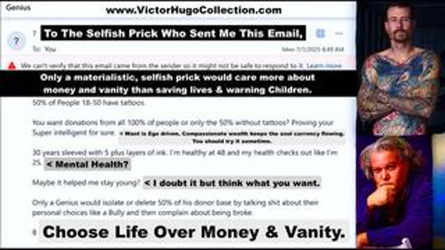 Hollywood Undead Shady Jeff Jeffrey Phillips Victor Hugo WARNING Tattoo Risks Cancer Lower Life Span