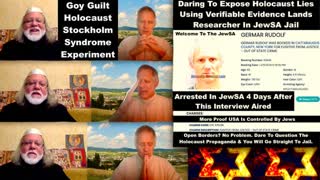 Germar Rudolf Arrested After Goy Guilt Holocaust Stockholm Syndrome Experiment Exposed Jewish Psyop