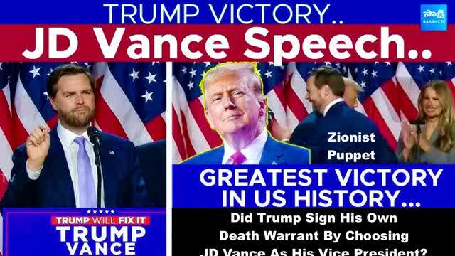 Does Trump Victory Green Light Deep State Assassination Plan To Bring In Zionist Puppet JD Vance