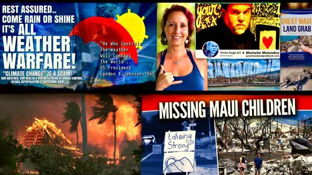 Maui Massacre Lahaina Hawaii Fake News Media Ignores Missing Children Michelle Melendez Victor Hugo