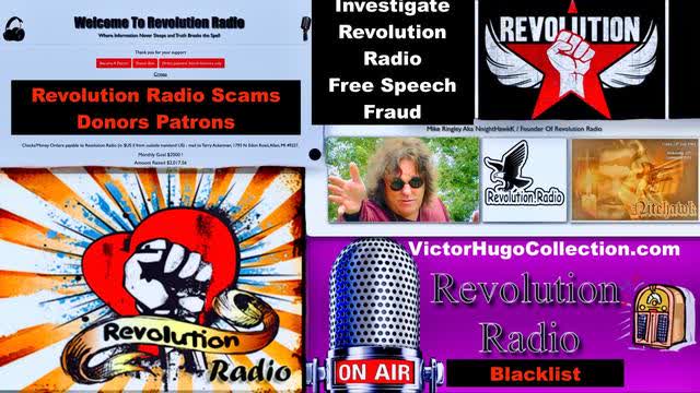 Jim Fetzer Steven Kelley Gertan Zwiggelaar Victor Hugo Expose Revolution Radio Blacklist Fraud Scams