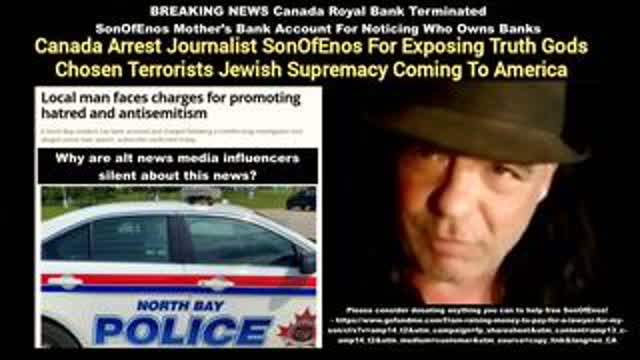 BREAKING NEWS Canada Royal Bank Terminated SonOfEnos Mother Bank Account For Noticing Who Owns Banks
