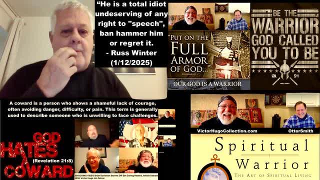 Brian Davidson Tantrum On Jim Fetzer Show Exposes Russell Winter Hypocrisy Opens Censorship Debate