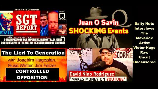 SGT Report X22 Report David Nino Rodriguez Controlled Opposition Jim Fetzer Wakes Up To Trump Psyop
