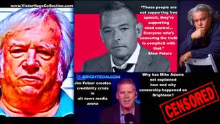 Stew Peters Mike Adams Jim Fetzer Victor Hugo Expose Censorship In Alt News Media Rumble Brighteon