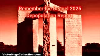 Survive 2025 Deagal Report Georgia Guidestones 10 Commandments Of Crackhead Jesus Depopulation Plan