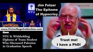 USA Free Speech Killer Jim Fetzer Criticizes NYU For Withholding Diploma To Kill Free Speech In USA