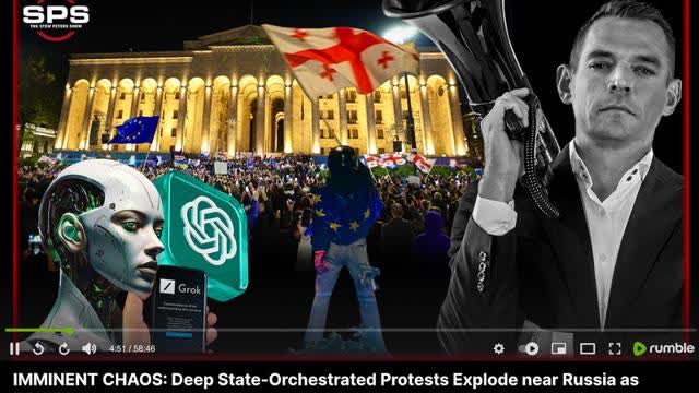Stew Peters VictorHugo Georgia Color Revolution Deep State Orchestrated Protests Explode near Russia