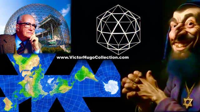 Buckminster Fuller Synergetics Dymaxion Map The Jewish Problem Alex Jones Carl Herman Victor Hugo