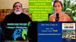 Hurricane Helene Massacre Mirrors Maui Murder Lahaina Hawaii Land Grab Michelle Melendez Victor Hugo