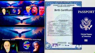 Christopher James Warrior Calls Victor Hugo Birth Certificates Passports Sandy Hook Alex Jones Trump