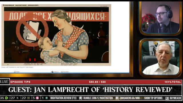 Jan on Night Nation Live: Discussing Motherhood & having more Children also: Rivonia Trial & S.Africa