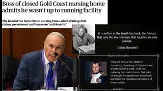A Rich Jew treats aged Whites like cattle: They are Malnourished and thrown out