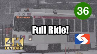 SEPTA ROUTE 36 FULL RIDE 2021