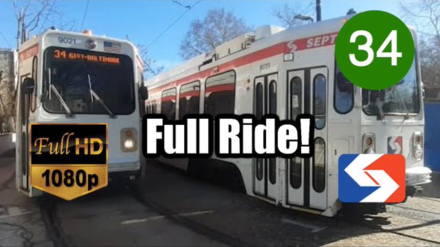 SEPTA ROUTE 34 FULL RIDE 2019