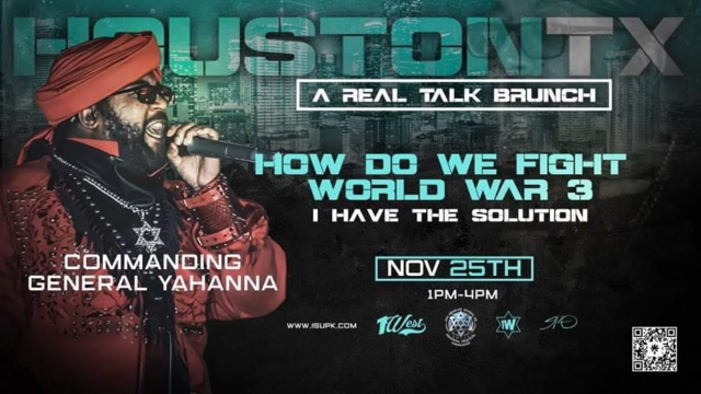 HOW DO WE FIGHT WORLD WAR 3: LECTURE BY COMMANDING GENERAL YAHANNA