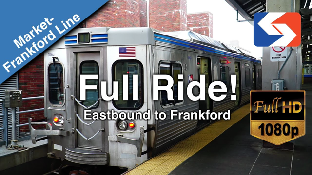 A Ride on the SEPTA Market-Frankford Line in 2021 Eastbound to Frankford