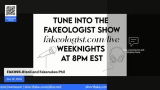 Fakeologist Tim with Jim Rizoli and Fakenukes Phil, Dec 18, 2024