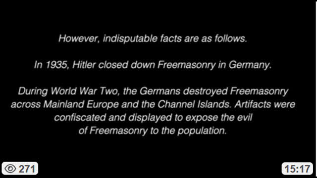 Hitler Opposed the Evil Called Freemasonry, Mar 12, 2026
