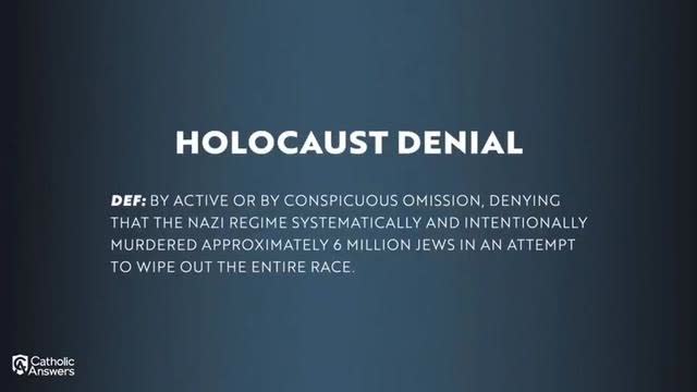 Trent Horn's Holohoax Nonsense, Oct 9, 2024