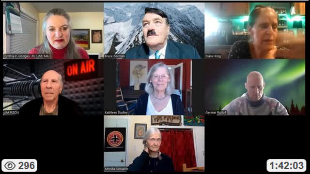 Robert the Bruce, Sunday Meetup with Germar Rudolf, Monika, Kathleen, Jim and Diane, Mar 1, 2026