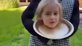 Clever Dad-Assisted Trick-or-Treater - Head on a Plate, Oct 17, 2024