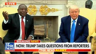 Trump Slams SA Blacks on Genocide of White Farmers, May 21, 2025
