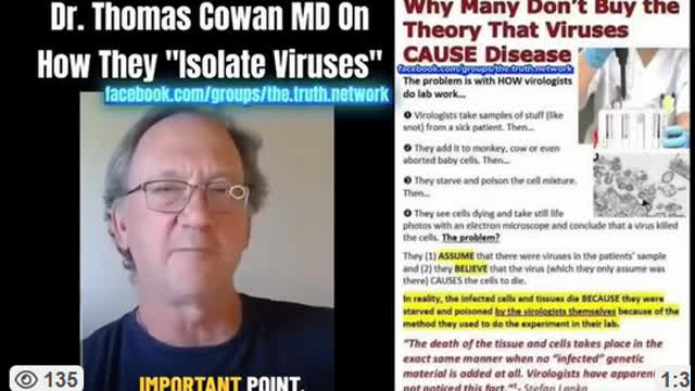 Dr. Thomas Cowan - How They Isolate (Make) Viruses, Oct 7, 2025
