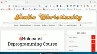 Holocaust Deprogramming Course, Jun 3, 2025