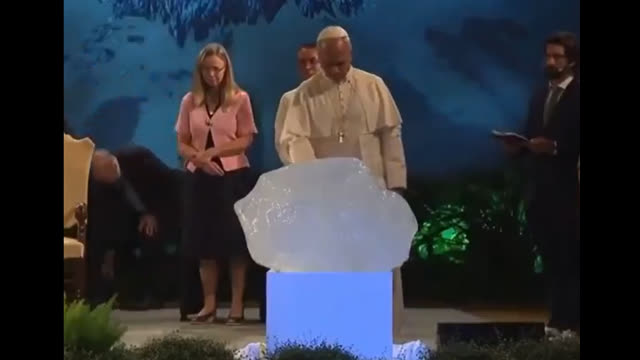 Pope Blesses Block of Ice, Oct 7, 2025