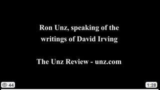 Ron Unz, Unz Review, unz.com - David Irving, Jan 17, 2026