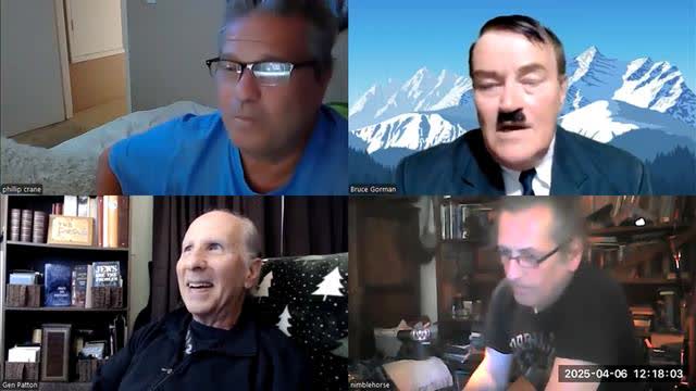 Robert the Bruce with Phil, Jim, Marcus, Sunday Meetup, Apr 6, 2025