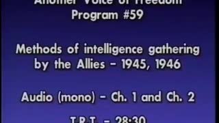 Ernst Zundel - Methods of Intelligence Gathering by the Allies (Circa 1984), Apr 1, 2025