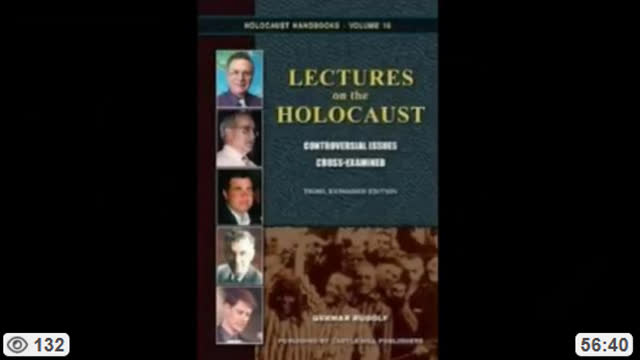 Lectures On the Holocaust - Audio, Feb 20, 2026