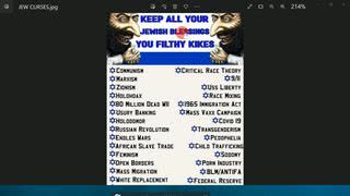 Jew Curses on Mankind, May 13, 2025