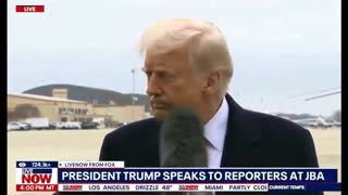 Trump Hit in Face with Boom Mic, Mar 17, 2025