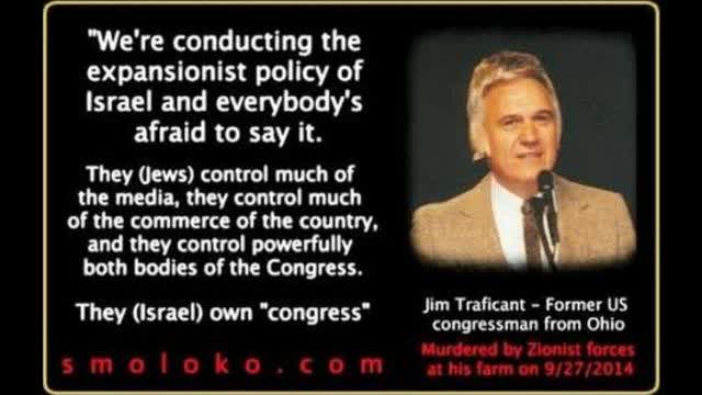 James Traficant Exposed That Israel Controls America, Then Dies