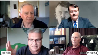 FAKENUKES Phil with John DeNugent, Robert the Bruce and Jim Rizoli, Sunday Meetup, Apr 27, 2025