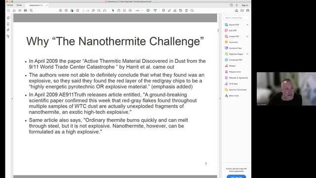 911 - The Nanothermite Challenge, Sept 11, 2024